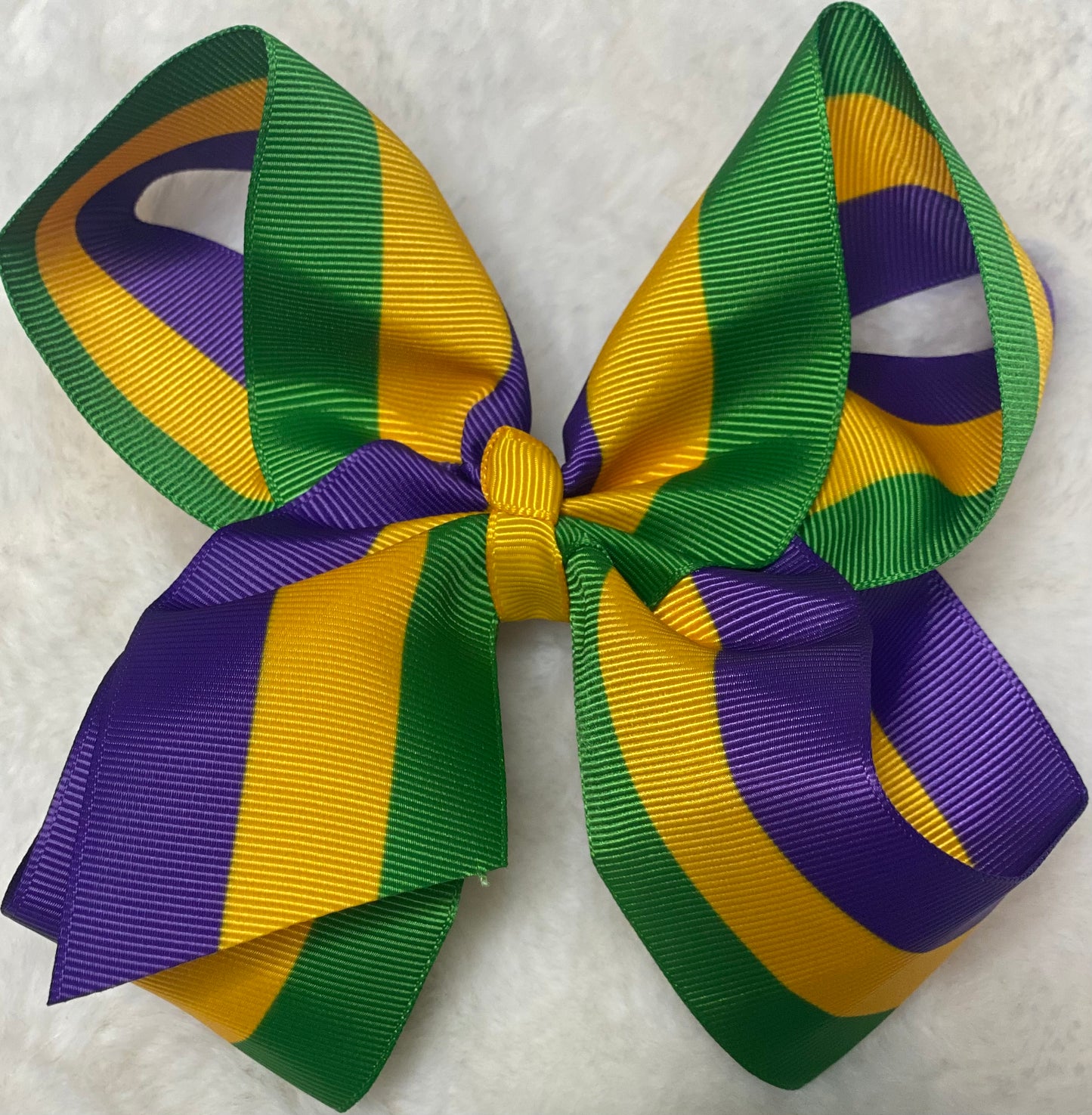 Tri Color Hair Bow